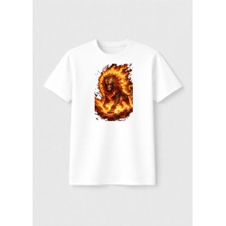 leão, fogo, savana, mitologia
